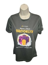 2016 Rock n Roll Brooklyn Half Marathon Womens Medium Gray Jersey - $17.82