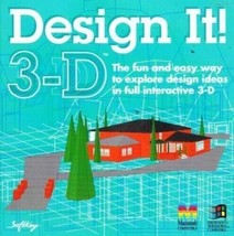 ⭐ Design It 3-D 3D - Windows Pc / Apple Mac Cd 1995 ⭐ - £7.31 GBP