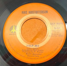 Kris Kristofferson Why Me / Help Me 45 Pop Vinyl Record Monument 1972 - $11.87