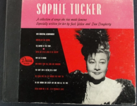 Sophie Tucker – 1948 Decca Records Cover (no records) vintage memorabilia - £3.91 GBP