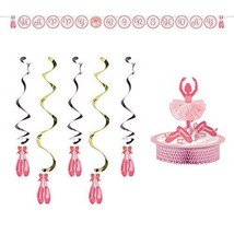 Twinkle Toes Party Decorations Supply Pack: Centerpiece,Banner, and Danglers - £14.98 GBP