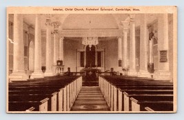 Christ Church Interior Cambridge Massachusetts MA UNP Unused DB Postcard N14 - £4.07 GBP