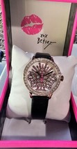 Betsey Johnson Crown Of Jewels Black Watch BJ0070304 - $89.09