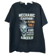 Mechanic Caution Flying Tools &amp; Offensive Language Likely T-Shirt Fruit of the L - £5.28 GBP