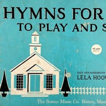 1951 Hymns For You To Play And Song Song Book Piano Vocals Antique DWP1 - $29.99