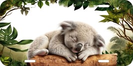 Koala Bear Australia Flag Sleeping Personalize Aluminum Metal License Plate 46 - $12.86+