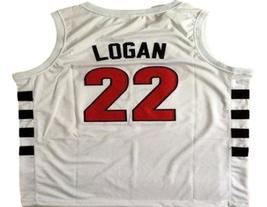 Steve Logan Cincinnati Custom Basketball Jersey Sewn White Any Size image 2