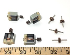 8pc+ Tyco Tcr Jam Slot Car Mabuchi Long Shaft Gold Box Motor Pinion Crown +Axle - £18.66 GBP