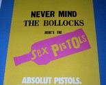 Sex Pistols Fader Magazine Photo Clipping Vintage 2003 Absolut Vodka Adv... - $14.99