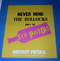 Sex Pistols Fader Magazine Photo Clipping Vintage 2003 Absolut Vodka Advert. - £11.73 GBP