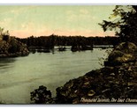 View Of Lost Channel Thousand Islands Ontario Canada UNP DB Postcard P26 - $3.91