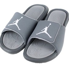Nike Air Jordan Hydro 6 Men&#39;s Sandals Wolf Grey Size 9 881473-004 NWT - £35.11 GBP