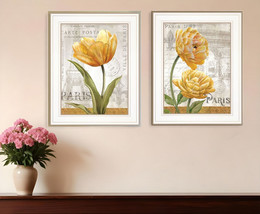 Set Of Two Paris 1 White Framed Print Wall Art - $2,587.84 MXN