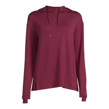 Athletic Works Women&#39;s French Terry Mock Neck Hoodie Size L (12-14) Merl... - $14.84
