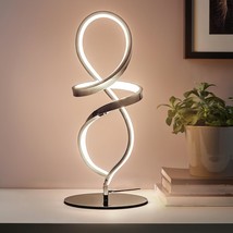 Modern Table Lamp, Led Spiral Lamp, Stepless Dimmable Bedside Lamp, Contemporary - £73.76 GBP