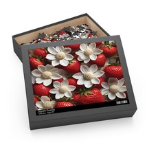 Personalised/Non-Personalised Puzzle, Floral, Strawberries, awd-206, (120, 252,  - £19.94 GBP+
