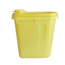 VTG Tupperware 1 qt Store &amp; Pour Pitcher  #792–8 Yellow Container With Lid - £6.02 GBP