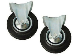 2 Pack Stationary 3&quot; x 3/4&quot; Caster Wheels, AJ Wholesale CHIC309 - New - £9.26 GBP