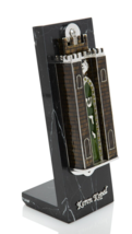 Keren Kopal Hand made Metal brown &amp; green mezuzah Decorated &amp; Austrian C... - $64.80