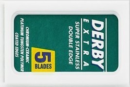 5 Derby Extra razor blades - £3.49 GBP
