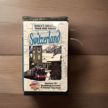 World&#39;s Greatest Train Ride Videos Switzerland VHS Railroad New - $9.49