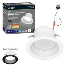 Commercial Electric 5&6in Deep Adjustable Brightness LED Baffle Light Tr... - €10,85 EUR Commercial Electric 5&6in Deep Adjustable Brightness LED Baffle Light Tr... - €10,85 EUR