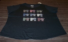 Women&#39;s Mtv Music Television T-shirt Plus Size 3XL Xxxl Band New w/ Tag - £19.77 GBP