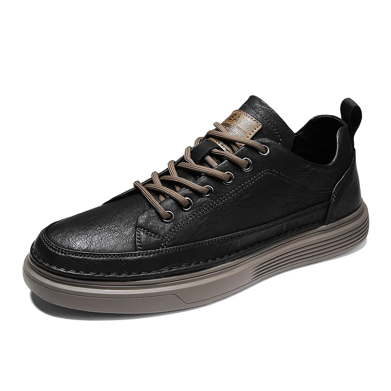 2024 Spring Men d Shoes  Leather Casual Shoes Fashion  Men Vulcanized Shoes Male - £220.58 GBP