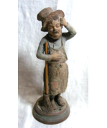 Vintage Americana Ceramic Sweaty Shop Owner Figurine 4-c - €29,54 EUR