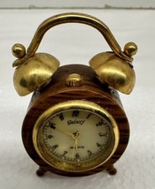 Galaxy Vintage Miniature Quartz Bell Clock Desk Clock - £16.03 GBP