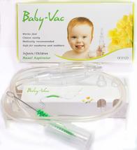 BABY-VAC Vacuum Operated Baby Nasal Aspirator Safe Hygienic Quick Best R... - £9.69 GBP
