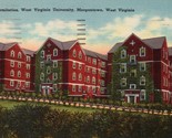 Men&#39;s Dormitories West Virginia University Morgantown WV Postcard PC534 - $4.99