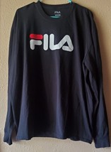 Fila Long Sleeve TEE T-SHIRT MEN&#39;S size XL  100% Cotton -EUC - £15.59 GBP
