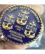 US Navy Chief Petty Officers Challenge Coin - April 1, 1893 - USN Anchors - $38.96 CAD