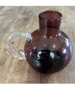 Vintage Amethyst Purple Art Glass Small Pitcher/Creamer - €13,02 EUR