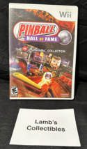 Nintendo Wii Pinball Hall of Fame Crave Entertainment Video Game w/ manual 2008 - £18.95 GBP