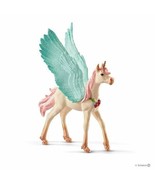 70575 Decorated unicorn Pegasus horse foal Bayala  World of Elves Schleich - $13.29