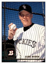 1994 Bowman John Burke   Colorado Rockies Baseball Card BOWV3 - £1.53 GBP