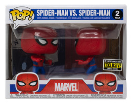 Marvel Spider-Man VS spider-man 2 Pack Funko Pop! Vinyl Figure - £23.24 GBP