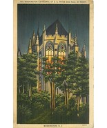 Linen Postcard Da729 Washington DC Cathedral of S. S. Peter and Paul at ... - $4.85