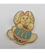 Easter Bunny Egg Mcdonalds Lapel Pin Collectible Group II Ince Taiwan Ti... - €5,18 EUR
