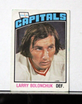 1976-77 O-Pee-Chee - #322 Larry Bolonchuk RC - Washington Capitals - £1.51 GBP