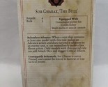 Warhammer 40K Sor Gharax The Bull Cards Sealed - $21.37