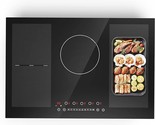 Induction Cooktop 30 Inch, 240V 9000W Electric Cooker 30 Inch Built-In A... - $685.99