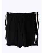 Womens Knit Workout Shorts, Stretch, Poly/Cotton/Spandex, Double White S... - $16.96