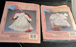 Pair of Bucilla Cross Stitch Kit "A Friend Loveth"  " Remember Me" Angel Babies - $14.84