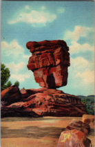 Pikes Peak Balanced Rock Garden of the Gods Denver CO Vintage Postcard (D8) - £3.83 GBP