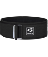 Self-Locking 4&quot; Weight Lifting Belt  for Men &amp; Women Adjustable in Black... - £22.93 GBP