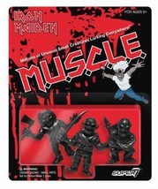 Iron Maiden - M.U.S.C.L.E. Black Mini- Figures Set by SUPER 7 - £12.62 GBP