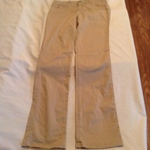 Justice pants Girls Size 16 Regular khaki uniform flat front pants  - $17.99